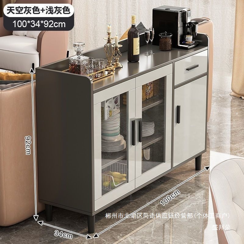 Fábrica directa de lujo armario de comedor ligero armario de té armario armario armario casero sala de estar armario de vino italiano armario de cocina almacenamiento