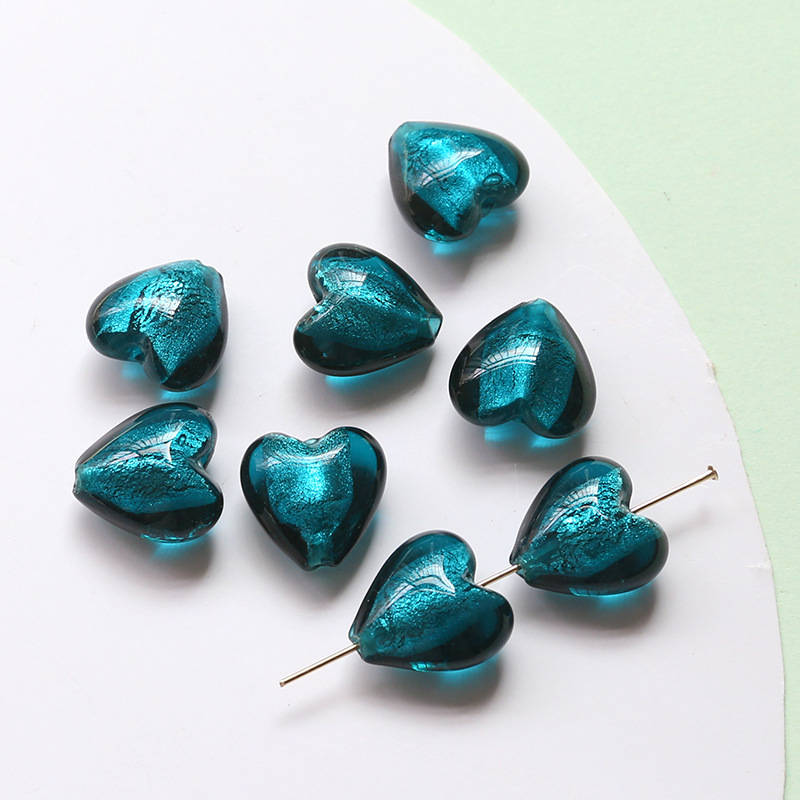 60g Weight Beads Jewelry Making Type Beaded Classification 10 PCS/Package Quantity Plastic, Resin Material Heart Shape Pattern All Seasons Season Vacation, Classic Style Style 10 PCS/Package Plastic Resin Heart Shape Beaded Beads 9