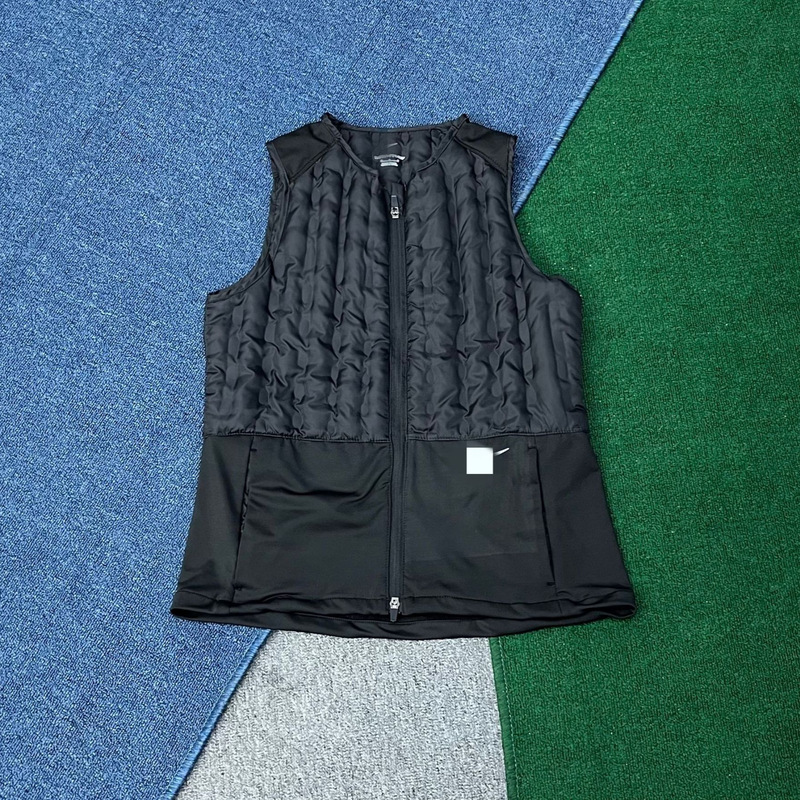 Cross-border autumn and winter training fitness down vest, cold-proof and warm, suitable for running, sports, outdoor activities, and casual wear; sleeveless jacket
