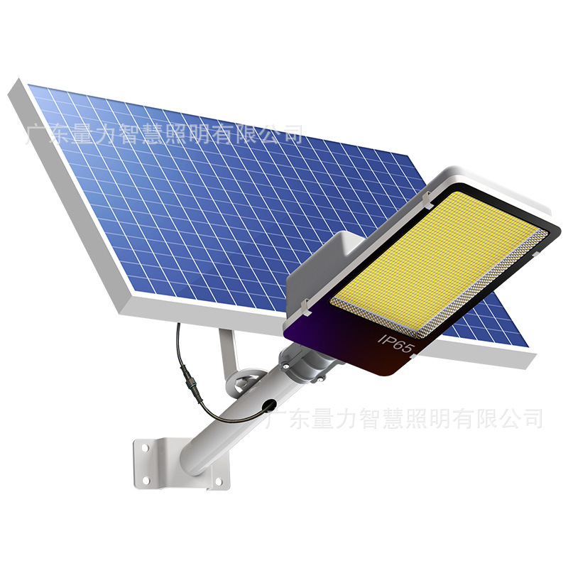 Luz de calle solar para exteriores, luz de jardín, luz LED para el hogar, luz de calle de iluminación de ingeniería automática súper brillante y de alta potencia