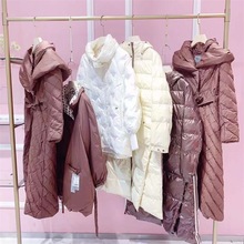 北京品牌摩多伽格22冬款女装欧美90绒白鸭绒羽绒服女品牌折扣货源