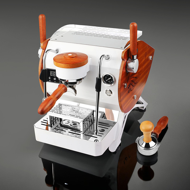 Máquina de café profesional comercial semiautomática KS535 Máquina de café espresso especial para cafetería de doble cabezal
