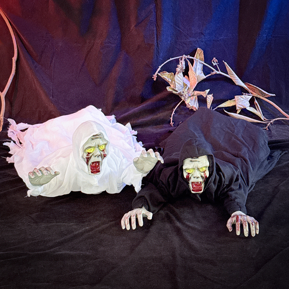 Halloween transfronterizo, habitación fantasma colgante, decoración de casa embrujada, fantasma trepador de terror, control de voz eléctrico, juguete divertido y complicado