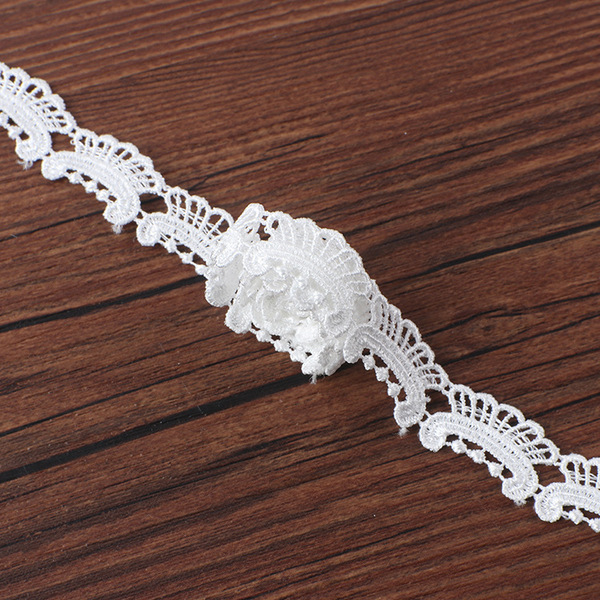 1.5cm polyester embroidered lace