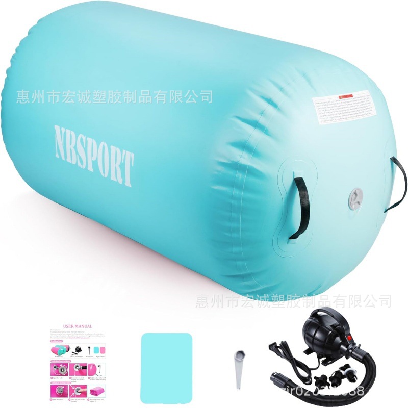 Factory Custom Inflatable Gymnastics Mat/Air Roller Track Tumbling Mat for Home Training Cheerleading/Yoga