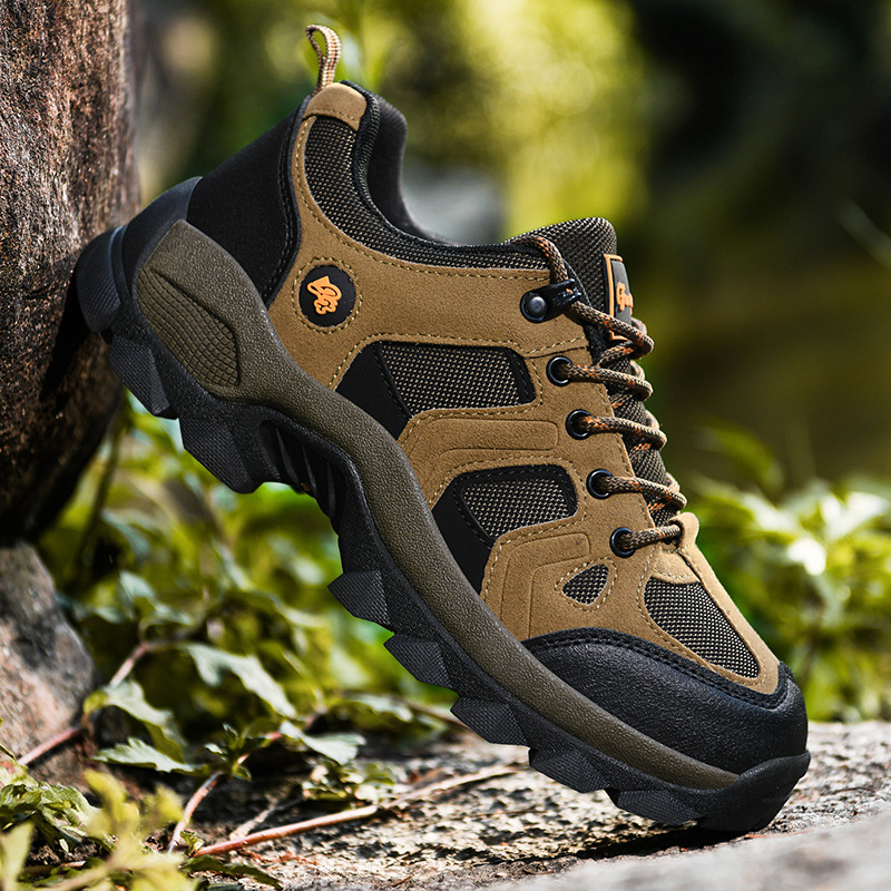 Nuevos fabricantes transfronterizos al por mayor al aire libre de montaña desgaste antideslizante zapatos de montaña de moda al aire libre zapatos de montaña de tamaño grande