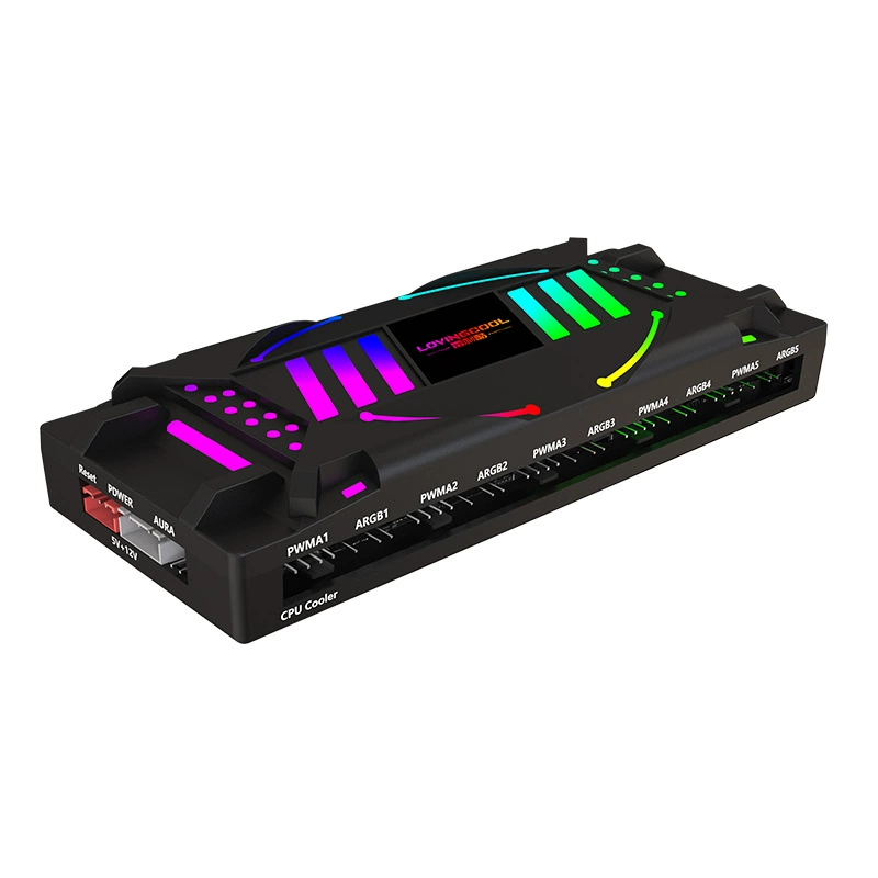 LOVINGCOOL Rayley Cool Fan Music Controller ARGB hub Shenguang синхронизированный цветной смена цвета управление температурой