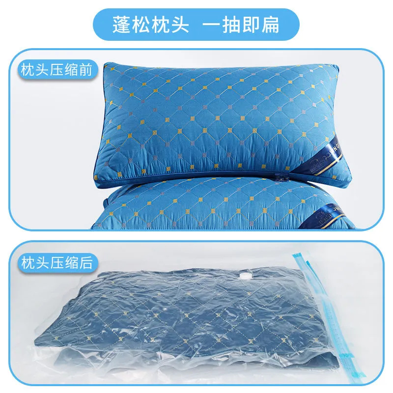 Bolsas de compresión al vacío gruesas para guardar ropa, para mudanzas de estudiantes, bolsas de almacenamiento por compresión para empacar y organizar.