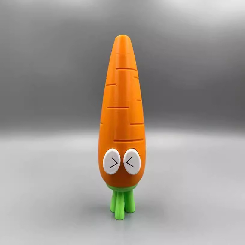 Ventas directas espadas de rábano telescópicas de rábano, cuchillos de rábano, modelado de zanahoria, juguetes creativos descomprimidos, impresión 3D en línea