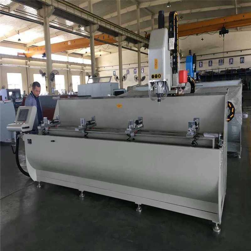 门窗幕墙铣孔攻丝太阳能边框pvc打孔数控设备铝型材数控钻铣床