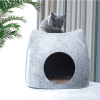 Cat West Four Seasons General Summer Cat felt nest with cushion semi -enclosed cat house removable cat head nest winter