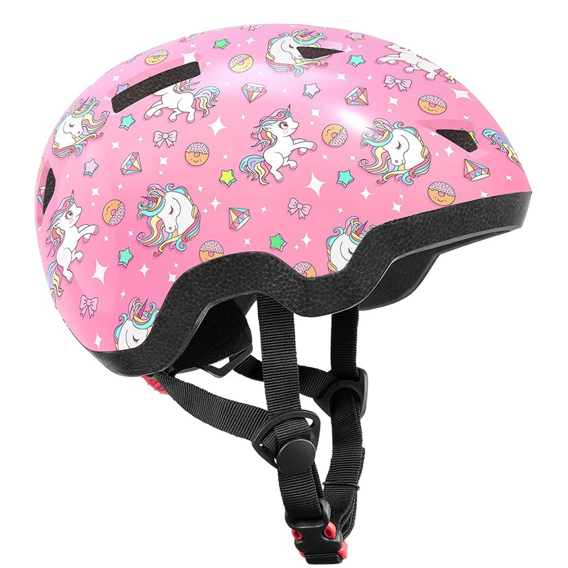 Cartoon Kidsren's Helmet, Skateboard Balance Car, Bicycle Helmet, Baby Electric Car Helmet, Magnetic Tail Light
