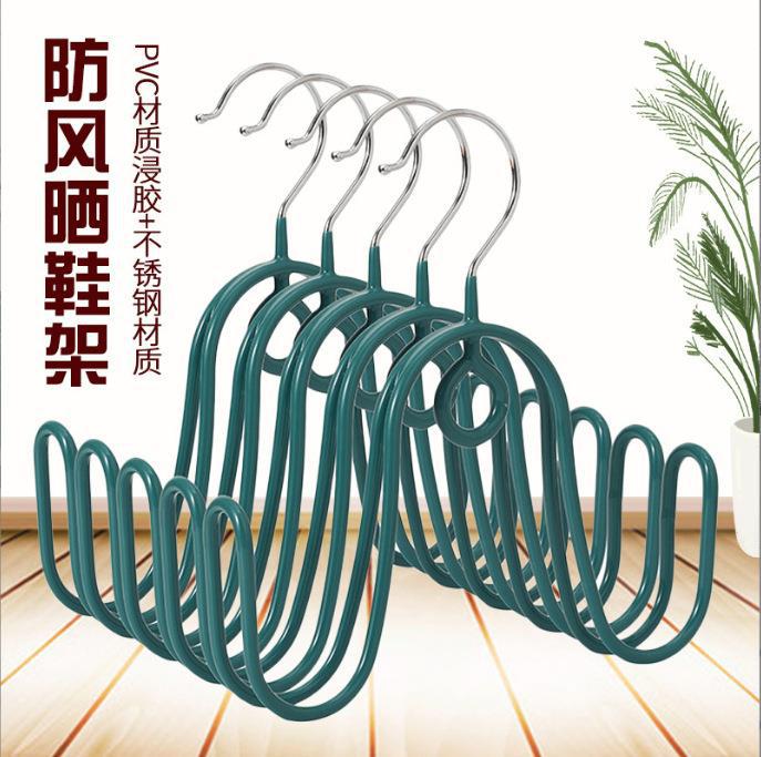 晒鞋架 家用挂鞋架晒鞋子架子户外阳台晾鞋架挂钩室外凉鞋架挂架