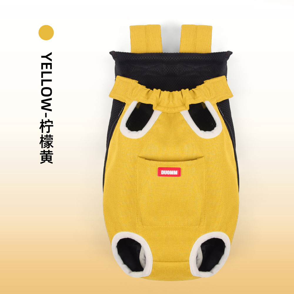 Mochila para Mascotas de Lona Transpirable y Portátil para Salidas