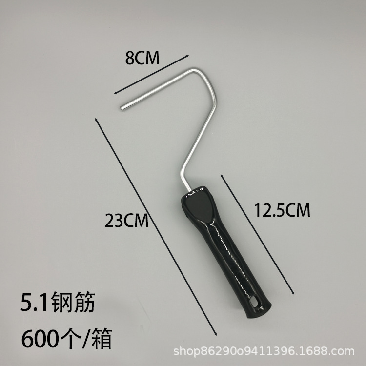 Cepillo de rodillo de dedo pequeño al por mayor de fábrica Cepillo de rodillo de poliéster de hilo de algodón de núcleo inteligente de estilo múltiple de 6 pulgadas Cepillo de rodillo de pared