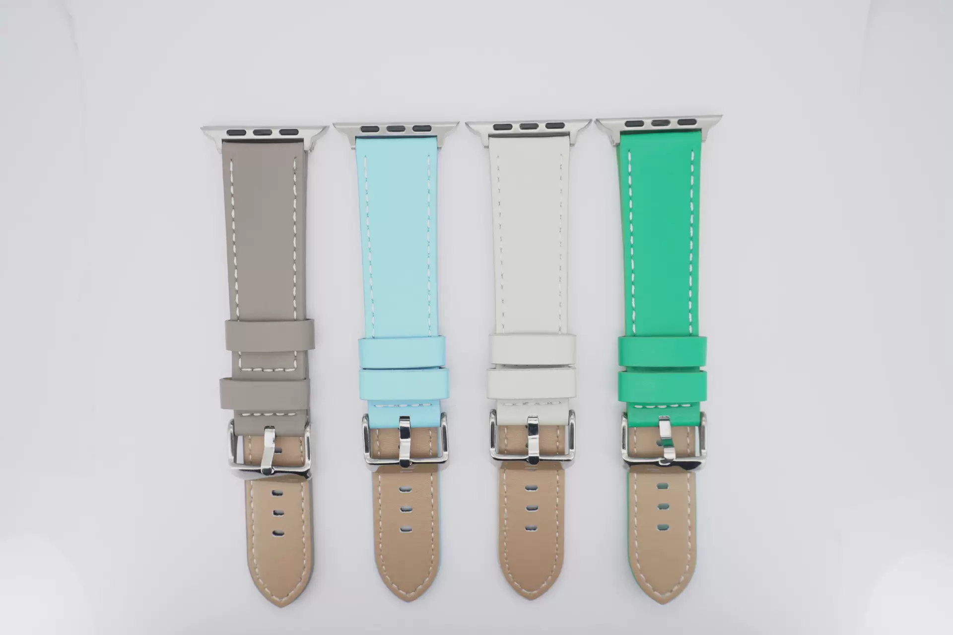 新品创新高端PU皮革适用于苹果iwatch手表40-49mm简约配件手表带