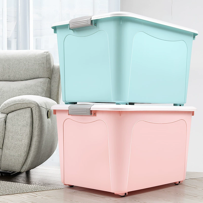 Plastic storage box, table storage system for moving, wholesale
