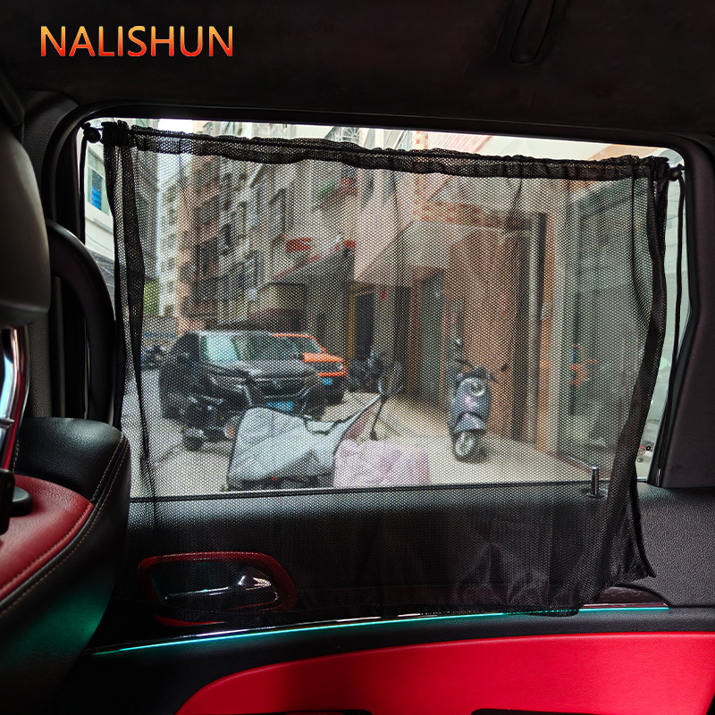 Parasol de ventana de automóvil, protector solar magnético para automóvil, aislamiento térmico, bloque delantero, cortina de pantalla de ventana trasera, suministros de sombreado interior image 5
