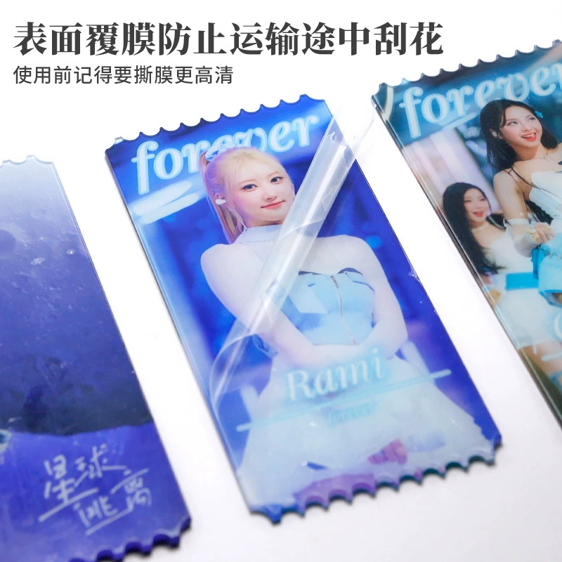Acrylic Ticket Root Customized Animation Star Supports Peripheral Stand Card DIY Concert Peripheral Desktop Small Ornaments