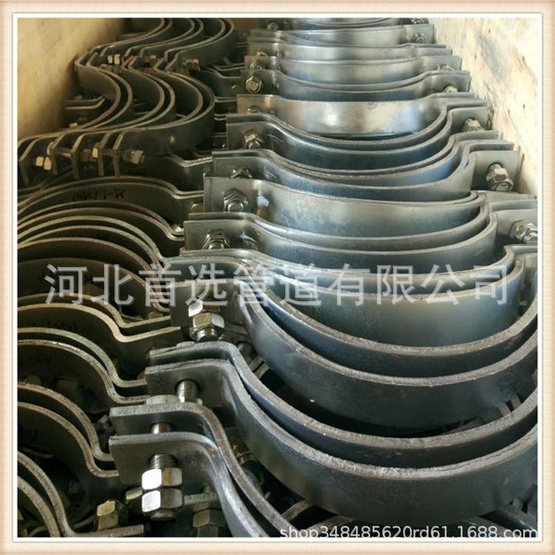 基准型双螺栓管夹 双孔管夹