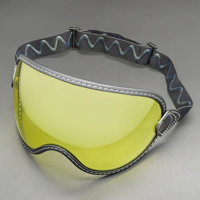 Sun Protection Mirror Silicone Non-Slip Dəbilqə (Kaska) aksesuarları - yellow-regular-style