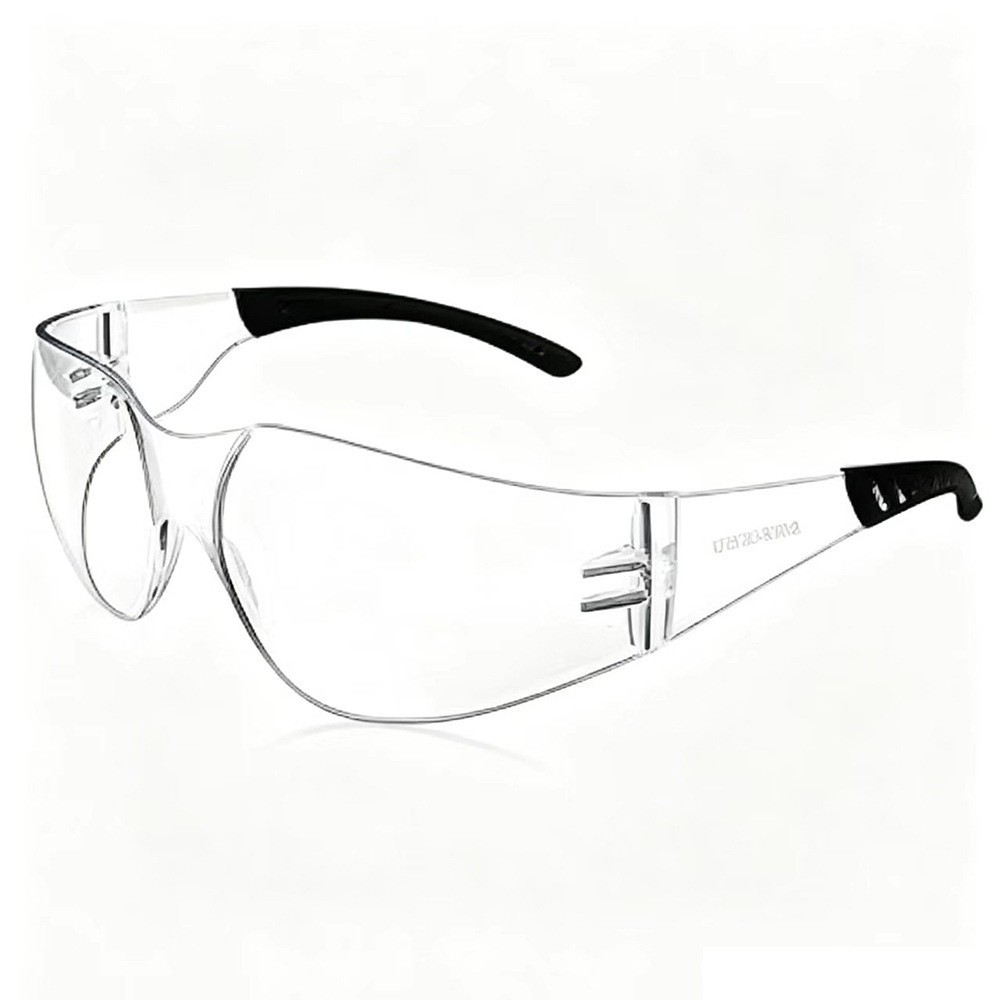 Amazon Quality Reinforced Anti-Scratch Ansi Z87.1 Certified New Model 117 Goggles, Transparent High-Definition Reinforced