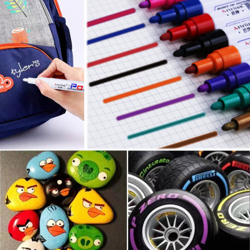 Colorful large-capacity paint pens for ceramic tiles and floor tiles, anti-mildew, waterproof and non-fading industrial touch-up markers