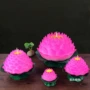 红色蜡烛莲花蜡烛
