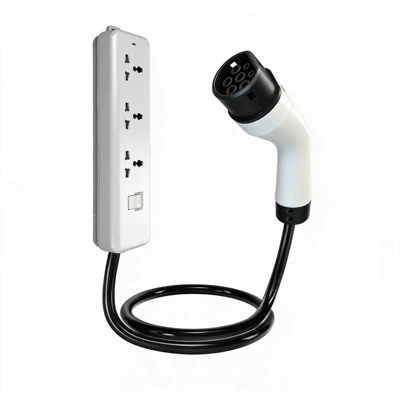 European standard discharge gun for new energy electric vehicles, portable discharge integrated device for camping, British standard discharge power adapter (Elektrikli avtomobil şarj stansiyaları) - 3m-european-standard-discharge-gun-multi-purpose-power-strip-storage-bag