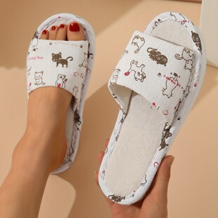 O 57933 Home Linen Slippers �Ӽҁ�����Ь ���R�d�羳�W��