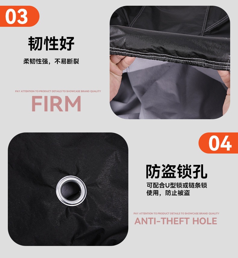 Wholesale in-stock motorcycle covers, full-cover rainproof covers, electric vehicle covers, universal rainproof and dustproof covers