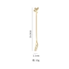 16cm leaf fork-gold