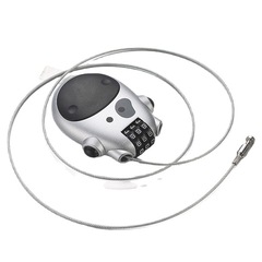 Cartoon cow telescopic steel cable wire rope password lock suitcase clothing sled motorcycle helmet lock