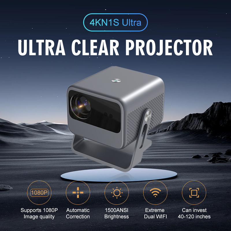 1080 PHome N1 SULTRAHDOffice Projector4k Mobile Phone Wireless On-Screen Auto Focus Projection