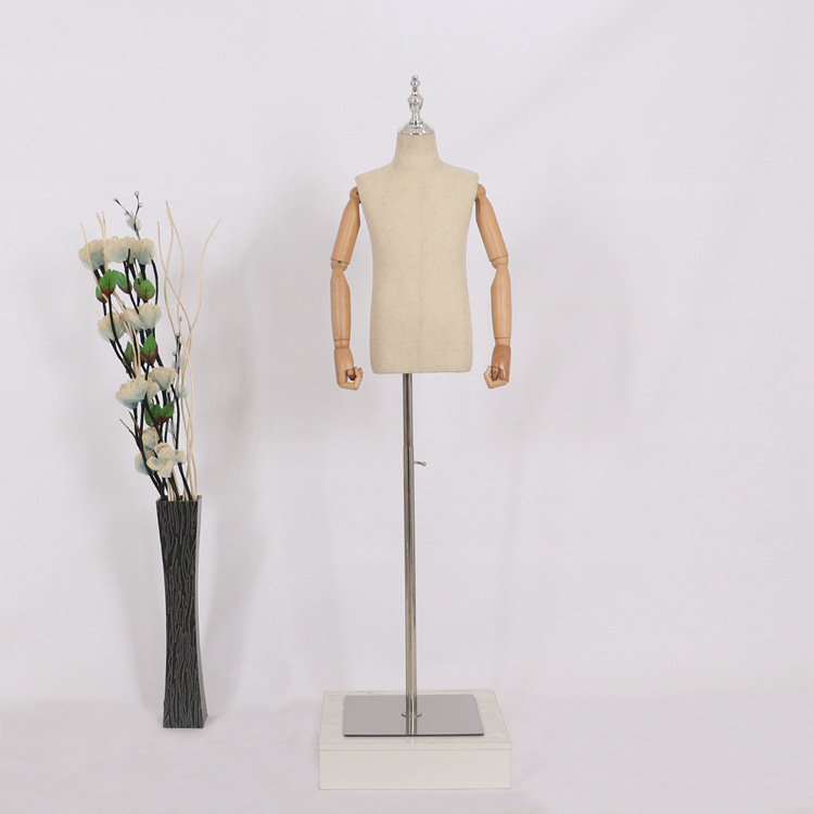 Modelo DE LOS NIÑOS apoyos medio cuerpo soporte con diadema mano ventana pantalla soporte niños y niñas tienda de ropa modelo estante image 6