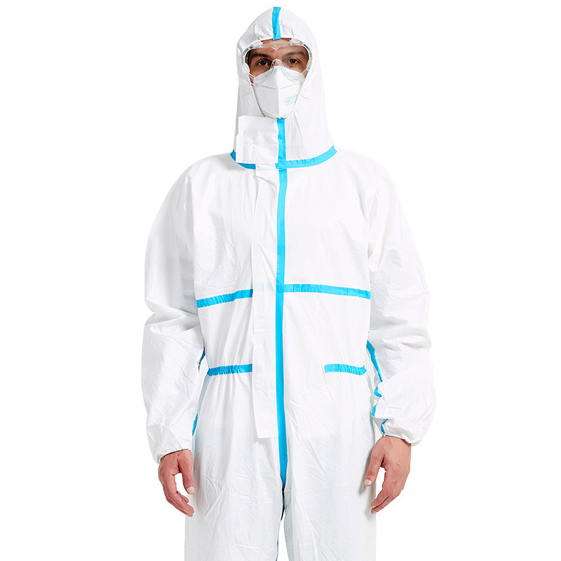 Ropa de protección agrícola con capucha desechable aislamiento agrícola de una pieza a prueba de polvo ropa de trabajo granja de cerdos prevención de epidemias impermeable