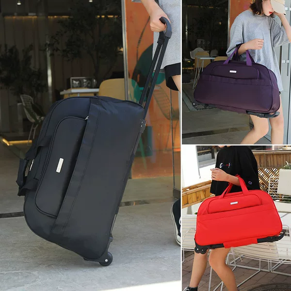 Travel Bag Short Distance Trolley Luggage Bag Travel Bag Large Capacity Portable Lightweight Boarding Travel Bag Student School Bag