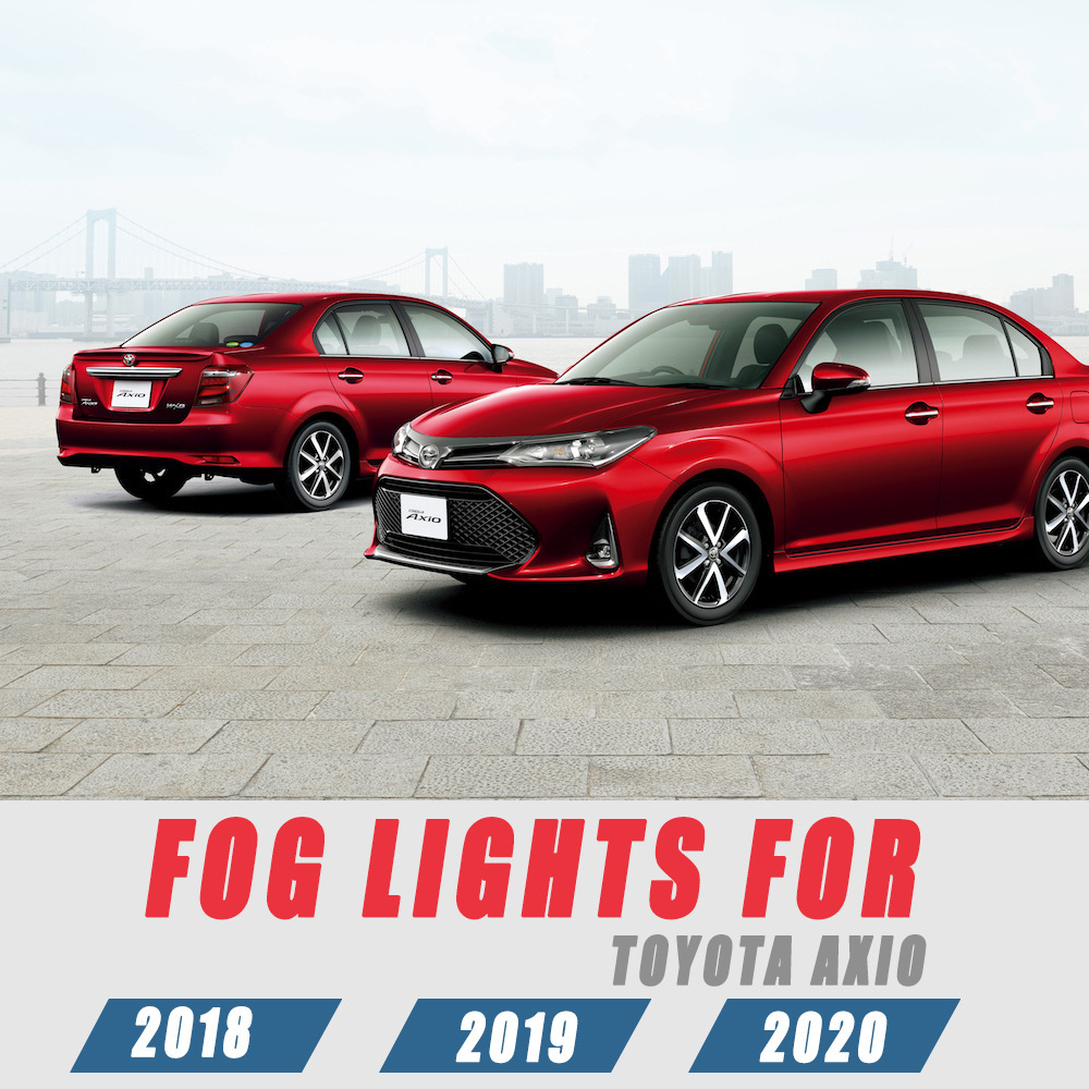 Aplicable para el conjunto de luces antichoque de la lámpara antiniebla delantera AXIO 18 / 19 / 20 importada de Toyota