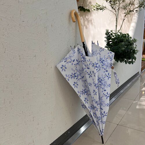 Silkoli Korean ins style 8-bone long-handled umbrella automatic straight-handled umbrella straight-handled women's anti-rain umbrella advertising umbrella logo
