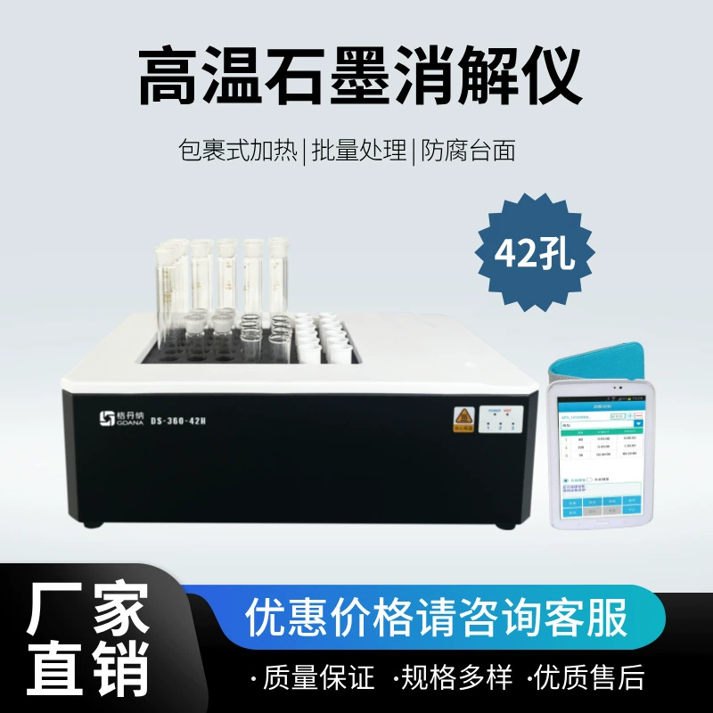 Высокотемпературный графитовый дезактиватор электротермический дезактиватор лабораторный образец для нагрева кислоты