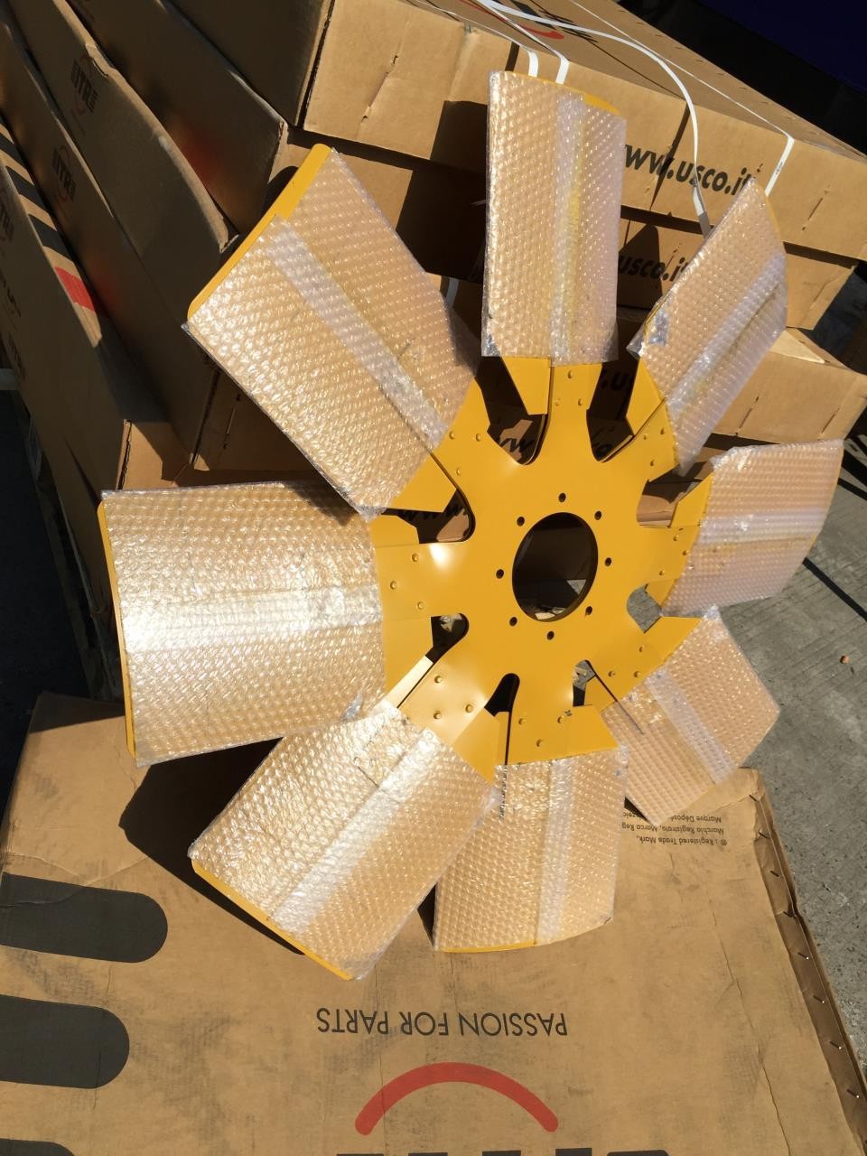 7N5584风扇叶片-7N-5584十字轴组件-卡特彼勒装载机发动机风扇叶