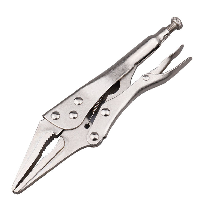 Ventas al por mayor de fábrica multifuncional universal alicates de presión universal herramientas de fijación de abrazadera manual de boca afilada poderosas abrazaderas