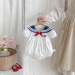 INSベビーロンパース夏の薄いタイプの赤ちゃんのお尻の服が可愛いです。