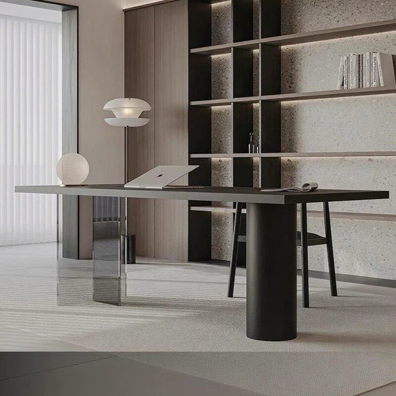 [Yawang Factory] Living Room Study Table, Office Designer Work Desk, High-End Writing Desk, Reception Table