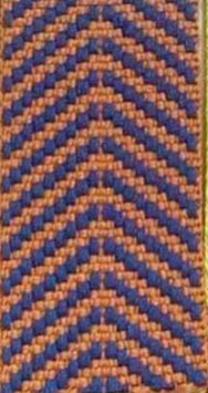 Spot poliéster algodón imitación poliéster poliéster V punto jacquard color contraste algodón cinturón de lona bolso de hombro cinturón de mano cinturón de cuero