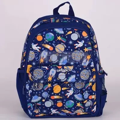 Australia Smiggle caricatura mochila de tamaño medio jardín de infantes mochila de hombro 3D con sombrero de caricatura