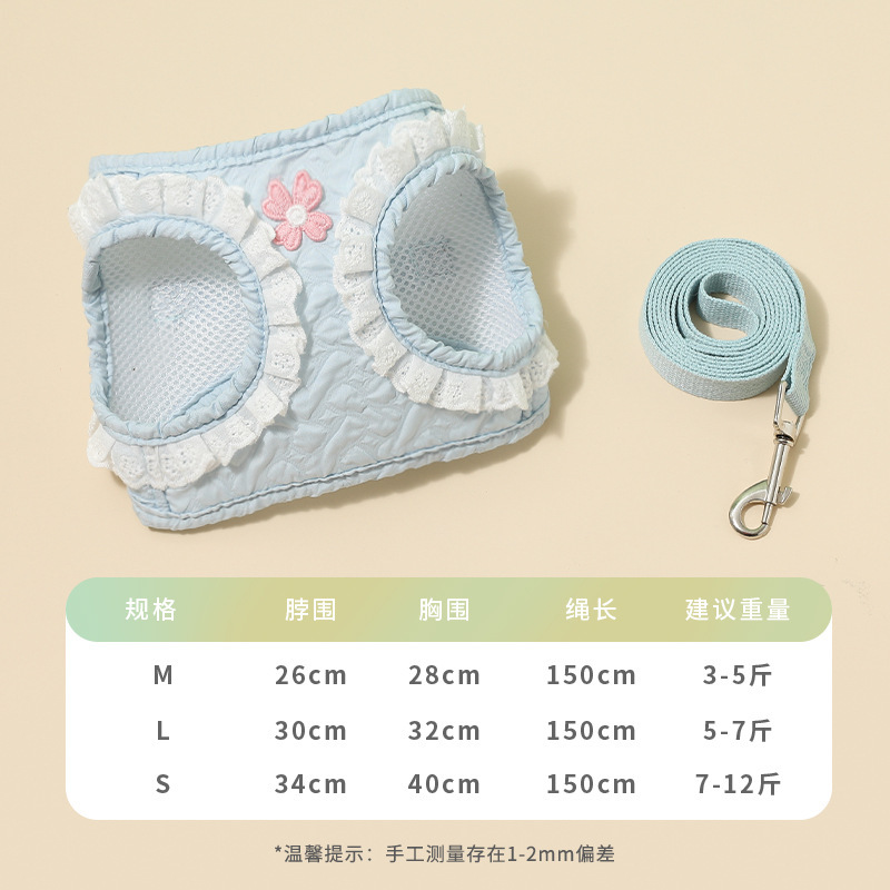 Cable de tracción para gatos para evitar que se desprenda, cinturón de pecho tipo chaleco para gatos, cuerda de paseo para gatos para perros pequeños, cuerda de paseo para gatos para evitar correr