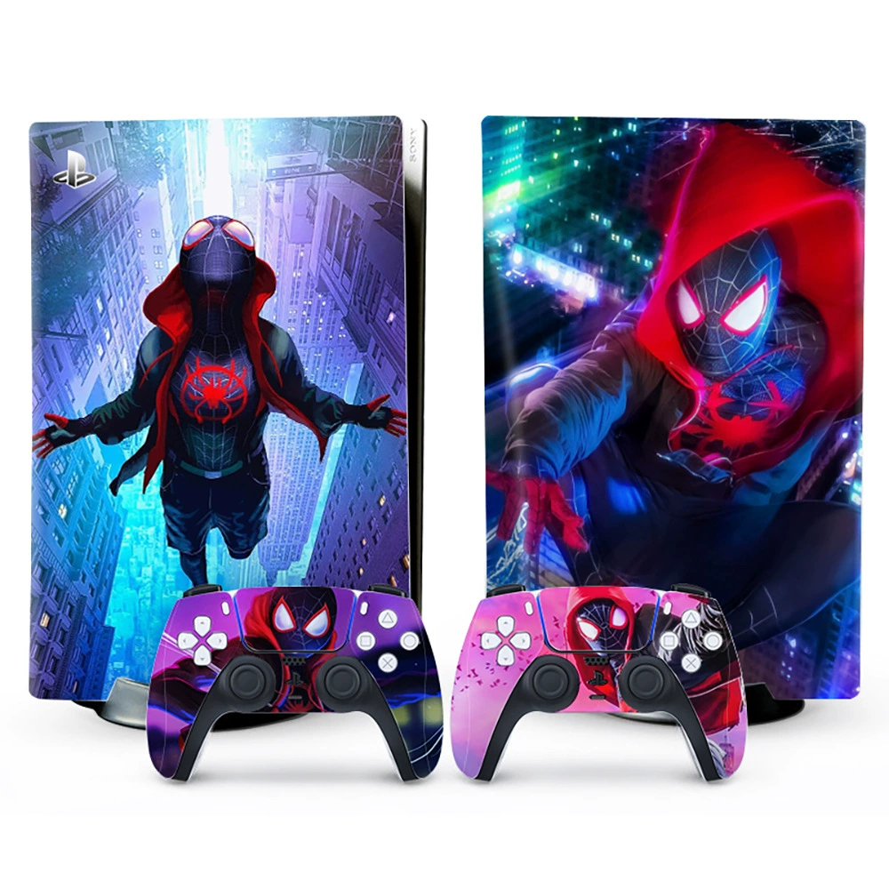 Наклейка‑скин для консоли (Sony) PS5, 5 предметов, декоративная виниловая защита, для дисковой и цифровой версий