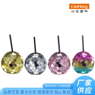 500ml flash ball cup ball cup disco plastic cup electroplated suction cup girl shaped cup disco ball cup
