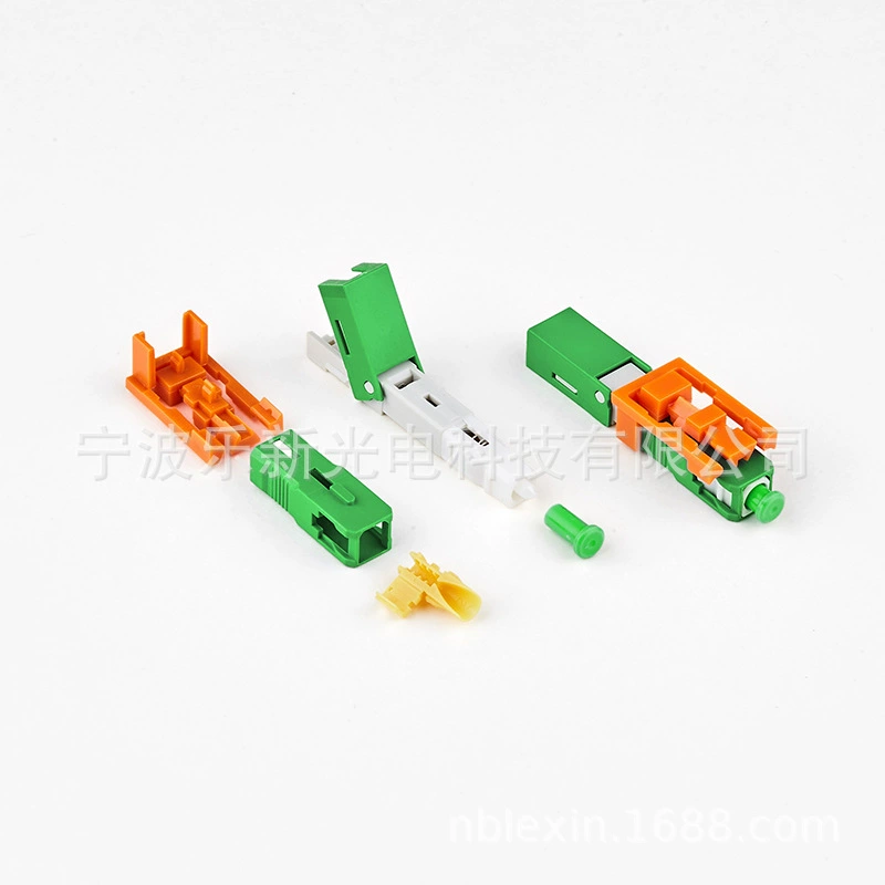 SC/APC оптоволоконный быстрый разъем холодного соединения, тип ввода холодного соединения 52MM-L14